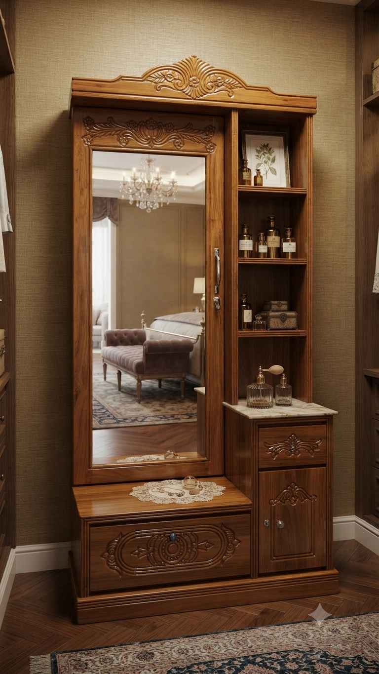 Royal Carved Dressing Table